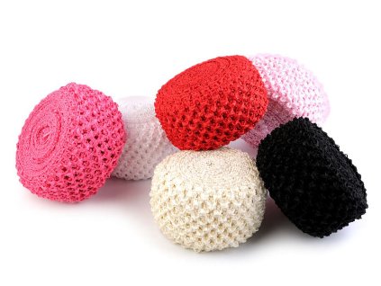 Síťovaná pruženka šíře 70 mm pro výrobu tutu sukýnek (Balení 1 m, Varianta 1 bílá)