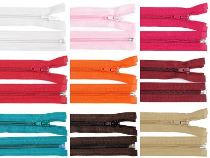 Spirálový zip No 5 délka 35 cm bundový POL (Balení 1 ks, Varianta 319 šedá ocelová)