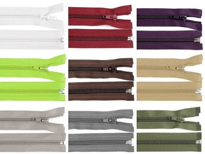 Spirálový zip No 5 délka 80 cm bundový POL (Balení 1 ks, Varianta 332 černá)