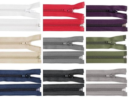 Spirálový zip No 5 délka 85 cm bundový POL (Balení 1 ks, Varianta 332 černá)