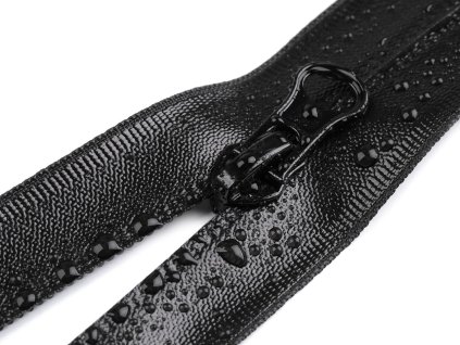 Voděodolný zip No 7 délka 90 cm spirálový (Balení 1 ks, Varianta černá)