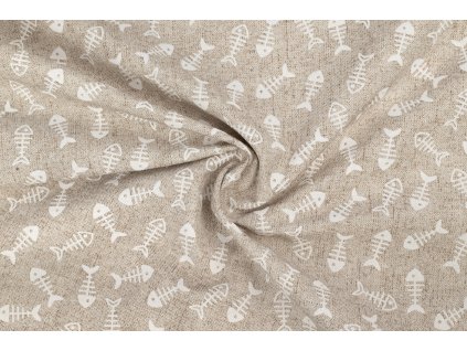 bavlna rezna rybi kostra na bezove