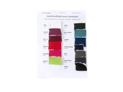 vzornik softshell zimni s berankem