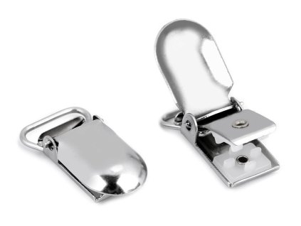 Trakový štipec šírka 15 mm (Balenie 2 ks, Variant nikel)