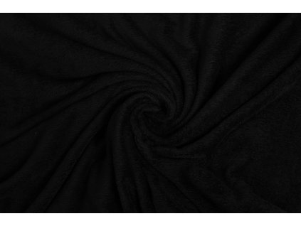 Fleece flanel černý