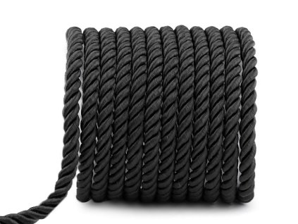 Šňůra kroucená Ø7 mm (Balení 20 m, Varianta 5 černá)
