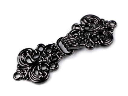 Ozdobné filigránové zapínání (Balení 1 pár, Varianta 1 nikl černý)