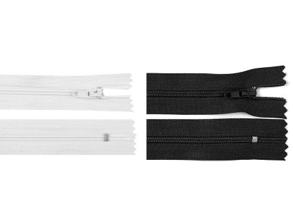 Špirálový zips No 3 dĺžka 50 cm autolock (Variant 322 černá, Balenie 1 ks)