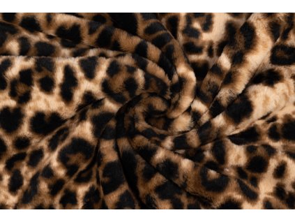 odevni umela kozesina gepardi vzor