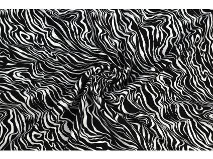 halenkovina cerno bily zvireci vzor