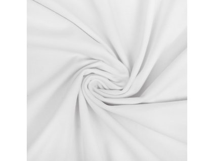 Teplákovina elastická biela 290 g/m²