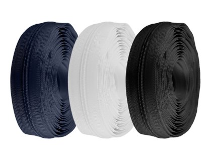 Zip spirálový No 7 metráž (Balení 1 m, Varianta 330 modrá tmavá)