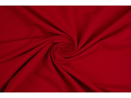 96195 bavlneny uplet elasticky 220 g m2 cervena