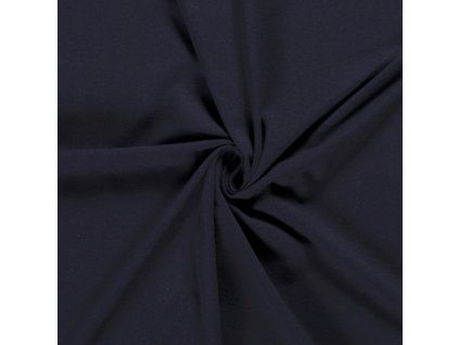 bavlneny uplet 240 g modra navy