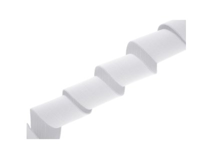 86803 1 pruzenka hladka tkana sire 40 mm bila