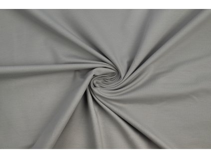96336 bavlneny uplet elasticky 220 g m2 svetle seda
