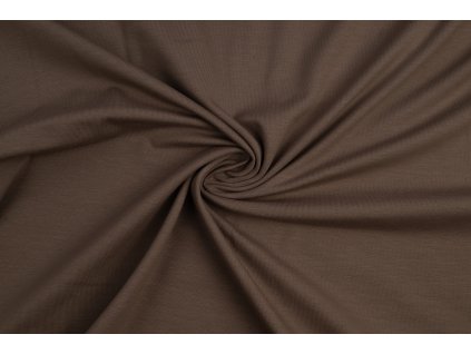 Bavlnený úplet elastický 220 g/m2 taupe-tmavší