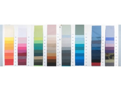 oxford 600d600d polyester tkanina barevny katalog