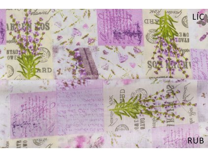 bavlnene platno provence styl rub