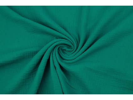 Fáčovina mušelín sytý smaragd