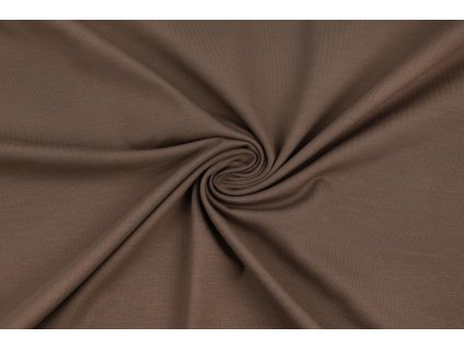 Bavlnený úplet elastický 220 g/m2 mocha mouse
