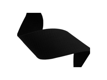 85901 polypropylenovy popruh sire 38 mm tlouskta 1 3 mm cerna