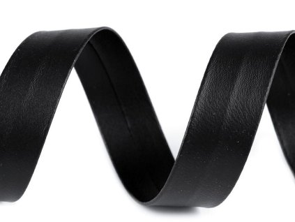 Šikmý proužek koženkový šíře 20 mm (Balení 1 m, Varianta 4 (11) černá)
