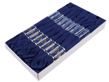 Příze vyšívací Mouline Niťárna (Balení 24 ks, Varianta 0010 White)