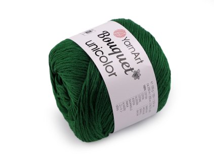 Bavlněná pletací příze Bouquet Unicolor 100 g (Balení 1 ks, Varianta 1 (3201) Off White)