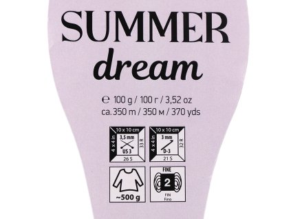 Pletací příze Summer Dream 100 g (Balení 1 ks, Varianta 1 (4308) fialovorůžová multikolor)
