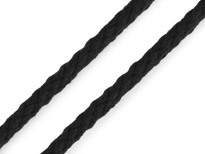 Bavlněná šňůra Ø7 mm splétaná (Balení 45 m, Varianta 9 modrošedá sv.)