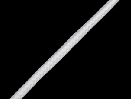 Oděvní šňůra PES Ø4 mm (Balení 100 m, Varianta 1 bílá)