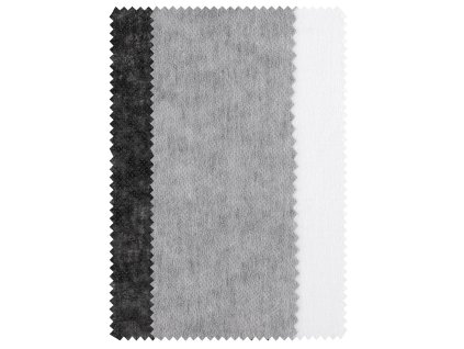 Vlizelín nažehlovací na halenky a hedvábí Kufner 34 g/m² šíře 90 cm (Balení 1 m, Varianta 1 bílá)