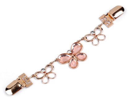 Spona dragoun motýli (Balení 1 ks, Varianta růžové zlato)