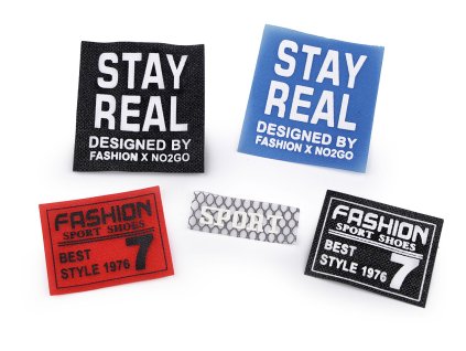 Nášivky / štítky mix (Balení 10 ks, Varianta Pouze prodejny)