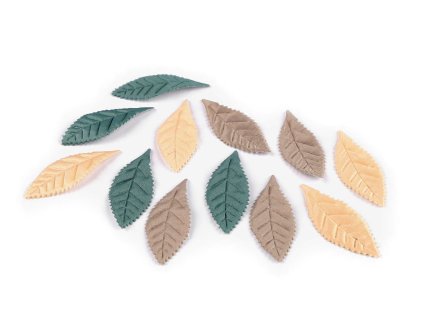 List textilní k našití a nalepení (Balení 12 ks, Varianta 1 mix)