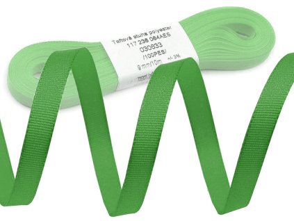 Stuha taftová šíře 9 mm (Balení 10 m, Varianta 510 fialová purpura)