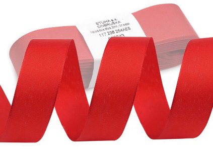 Stuha taftová šíře 25 mm (Balení 10 m, Varianta 510 fialová purpura)