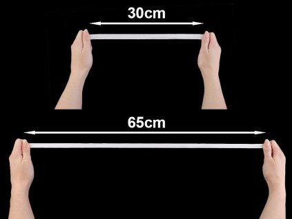 Prádlová pruženka šíře 14 mm (Balení 200 m, Varianta bílá)