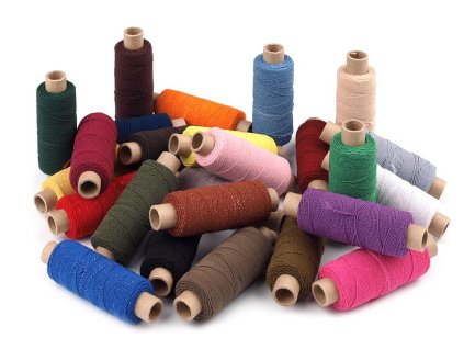 Pružné nitě / gumička Ø1 mm návin 30 m (Balení 1 ks, Varianta 1912 béžová)