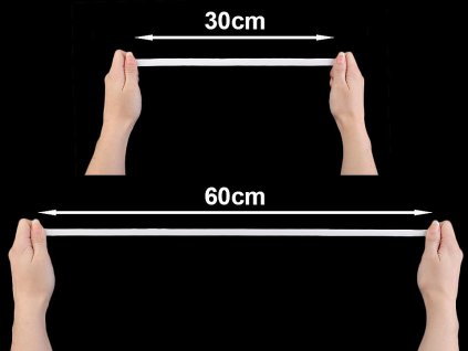 Prádlová pruženka šíře 11 mm (Balení 300 m, Varianta bílá)