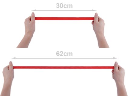 Pruženka tkaná šíře 19 mm (Balení 25 m, Varianta 1 bílá)