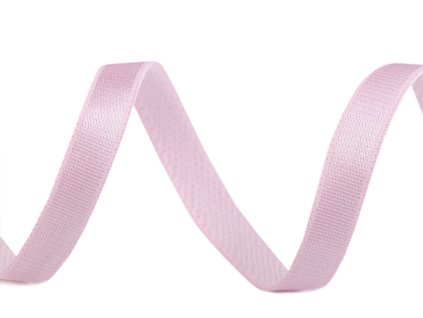 Pruženka saténová / ramínková šíře 10 mm (Balení 90 m, Varianta 1 krémová světlá)