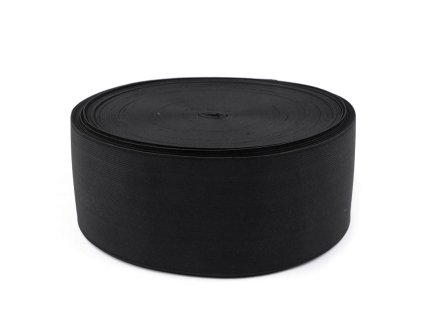 Pruženka tkaná šíře 10 cm (Balení 1 m, Varianta 1 černá)