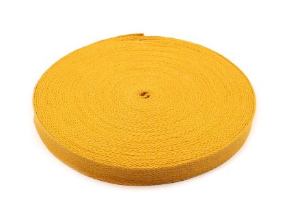 Bavlněný popruh šíře 25 mm (Balení 5 m, Varianta 6 černá)