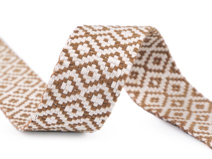 Oboustranný popruh šíře 38 mm (Balení 1 m, Varianta 1 béžová)