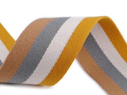 Oboustranný popruh šíře 50 mm (Balení 1 m, Varianta 1 hořčicová)