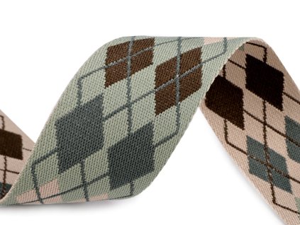 Oboustranný popruh šíře 50 mm (Balení 1 m, Varianta 1 zelená šalvěj světlá)