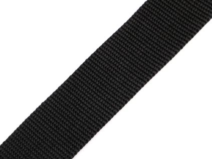 Popruh polypropylenový šíře 38 mm tloušťka 2 mm (Balení 5 m, Varianta 1 černá)