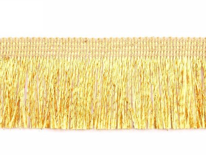 Leonské třásně šíře 40 mm (Balení 1 m, Varianta 1 zlatá sv.)